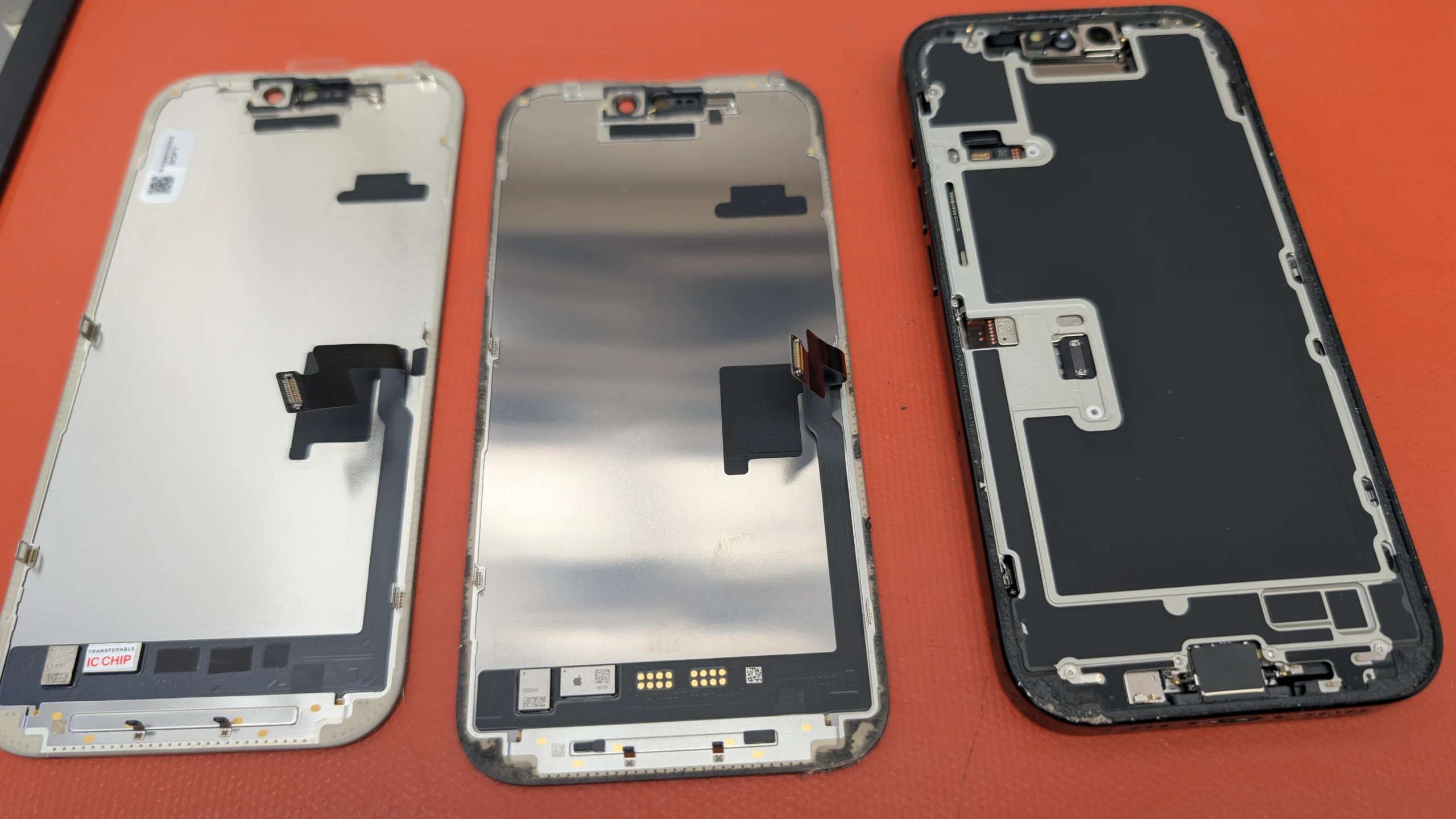 iPhone screen replacement in progress at iTech Norwich repair shop
