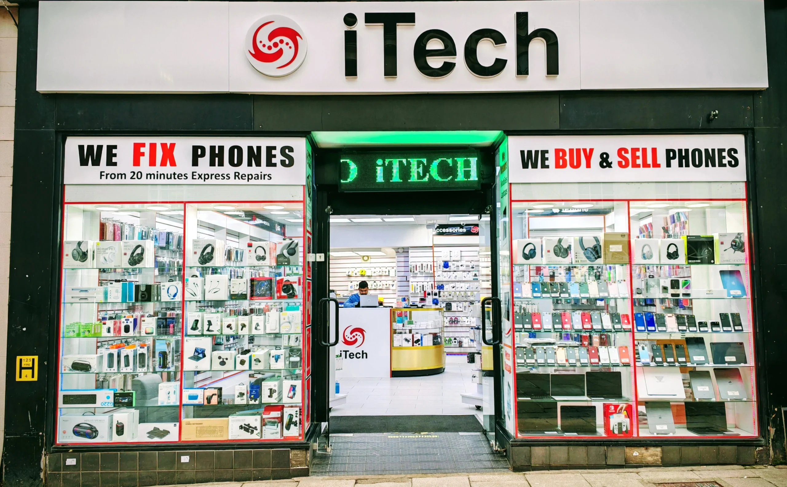 iTech Norwich phone repair shop at 2 Haymarket, Norwich city centre